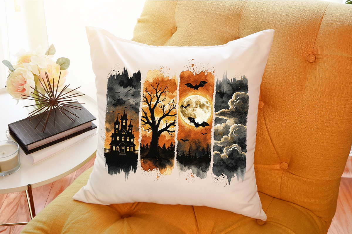 Halloween Brushstroke PNG, a Work Illustration by Sublimation Artist (Photo 9 of 9)
