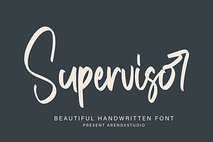 Supervisor - Handwritten Font