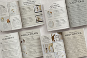 Aesthetic Ebook Template CANVA, a Magazine Template by Studio Loire (Thumbnail 12 of 17)