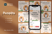 Puspita - Fashion Social Media Pack, a Social Media Template by Neetlabs Studio (Thumbnail 1 of 5)