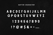 Gutter - Handdrawn Sans ( 4 Styles ), a Sans Serif Font by Dikas Studio (Thumbnail 3 of 12)