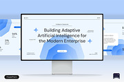 AI Pitch Deck Modern Presentation, a Presentation Template by Claymoon Lab (Thumbnail 1 of 7)