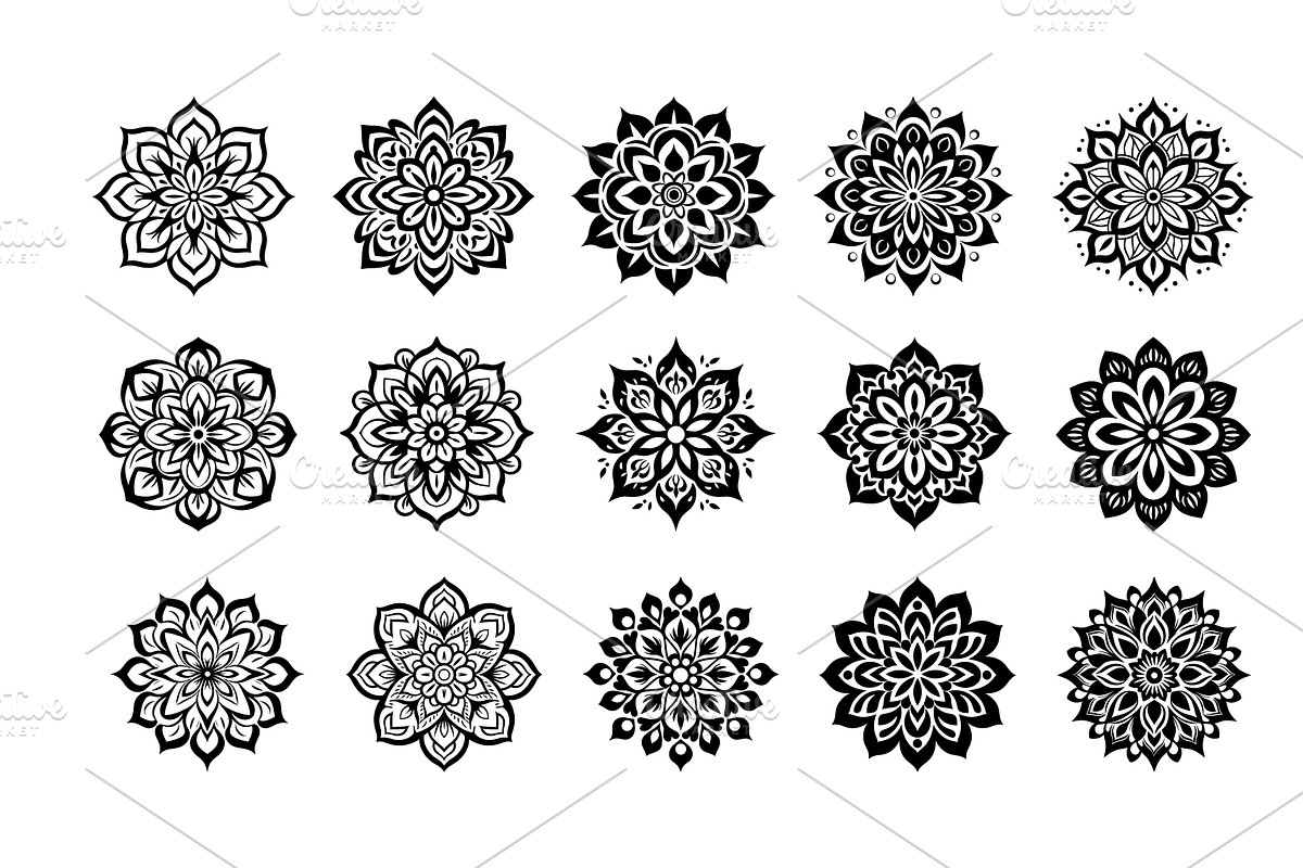 48 Mandala Designs Art Collection, a Decorative Illustration by Toufiqul (Photo 4 of 4)