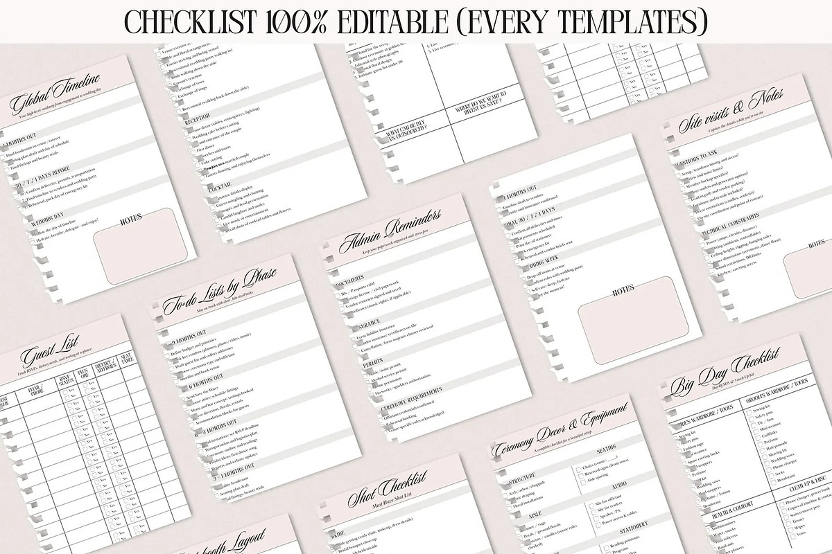 The Ultimate Wedding Day Binder, a Brochure Template by PixelBloomClub (Photo 4 of 8)