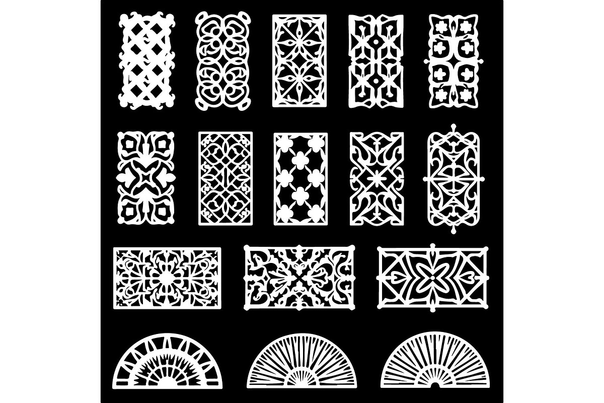 Ornamental Panel SVG Bundle, an Object Graphic by Creativeshirt (Photo 2 of 13)
