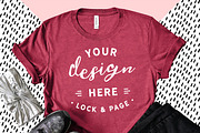 Bella Canvas 3001 Graphic Mockups, a Shirt Mockup by lock and page (Thumbnail 64 of 65)