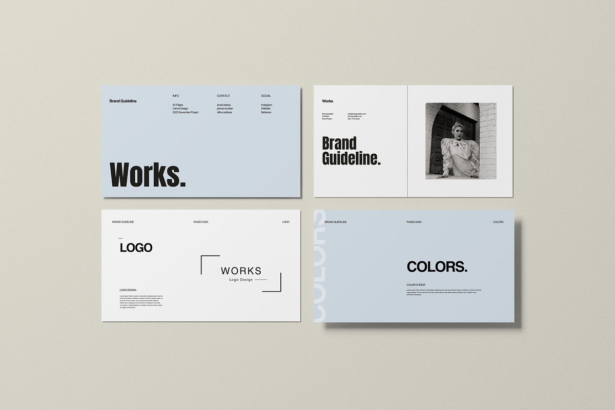 Work Brand Guideline Template, a Templates & Theme by Mia Branding Studio (Photo 7 of 7)