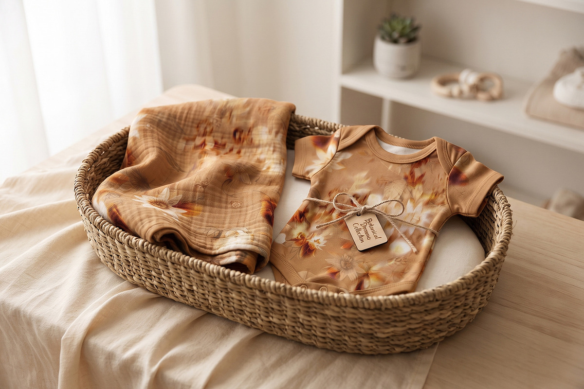 Floral Pattern in Warm Golden Tones, a Pattern Graphic by texvogue (Photo 6 of 13)
