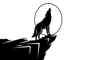40 Wolf Moon Silhouette Vector Bundl, an Illustration by Amazin_art (Thumbnail 2 of 41)