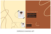 Espresso Youtube Branding Kit, a Social Media Template by Tangerine Nation (Thumbnail 2 of 7)