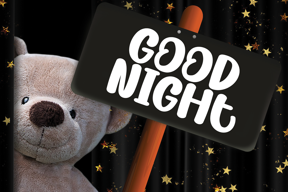 Baby Night | Script Font, a Script Font by Scratchones (Photo 5 of 8)