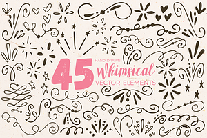 Hand Sketched Vector Elements