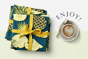 Ripe pineapple - pattern, a Pattern Graphic by Yummy (Thumbnail 7 of 7)