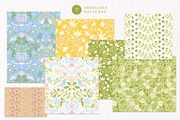 Folk Spring Patterns and Clip Art, a Pattern Graphic by Inna Moreva (Thumbnail 3 of 7)