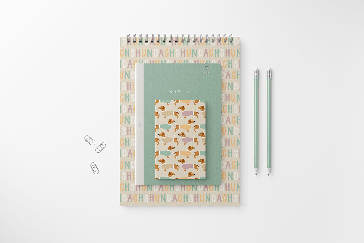 Cute puppy dog pattern bundle, a Pattern Graphic by RevolutionizZed (Photo 7 of 17)