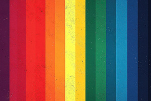 Colorful vertical stripes in a seamless rainbow gradient with su, a Background Photo by José Manuel Gelpi