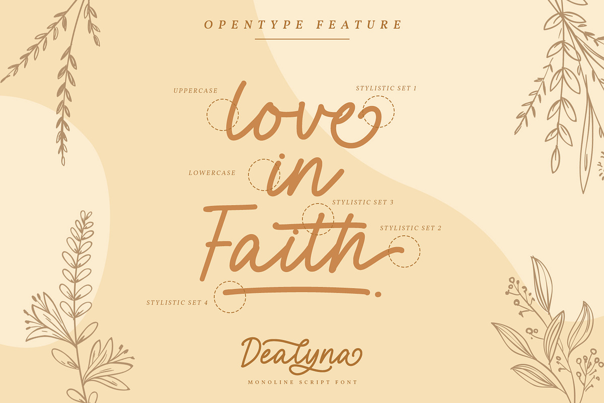 Dealyna, a Script Font by Ditatype (Photo 4 of 8)
