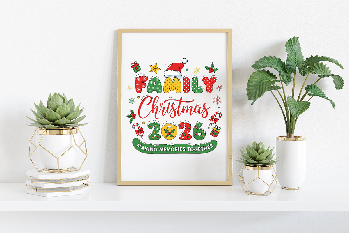 Family Christmas Png, an Illustration by Craft Nest (Photo 5 of 6)