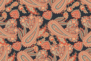 Paisley floral fabric pattern, a Pattern Graphic by antalogiya (Thumbnail 3 of 4)