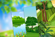 Nature Landscape, a Decorative Illustration by Digital Studio (Thumbnail 2 of 7)