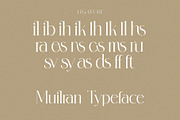 Muilran elegant Ligature Serif, a Serif Font by Alfinart (Thumbnail 8 of 8)