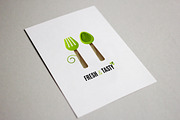 Green Food Logo, a Branding & Logo Template by Magda (Thumbnail 3 of 4)