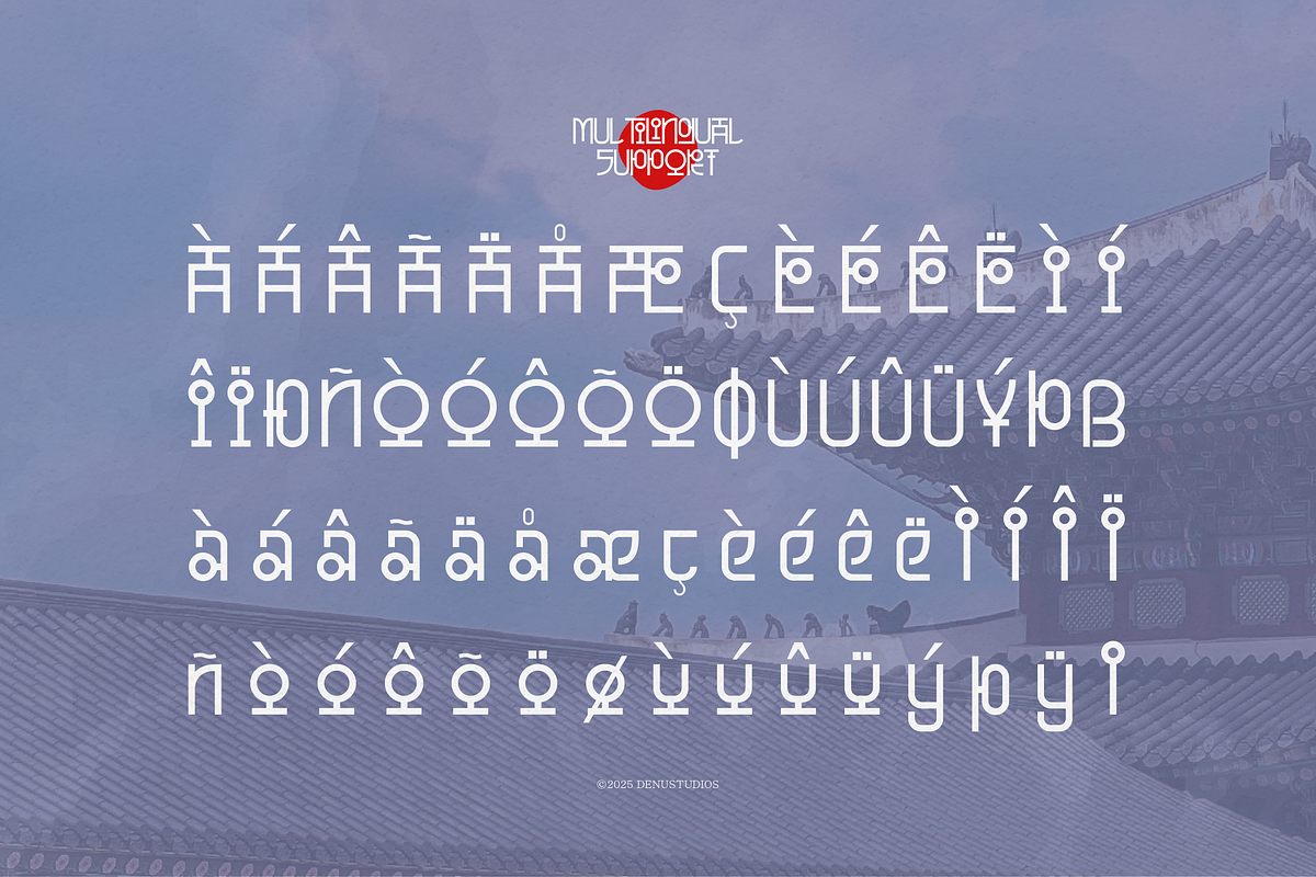 Haoraun | Korean Typeface, a Sans Serif Font by Denustudios (Photo 11 of 12)