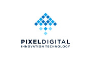 Growth Pixel Digital Technology Logo, a Branding & Logo Template by ika trisiana (Thumbnail 1 of 2)