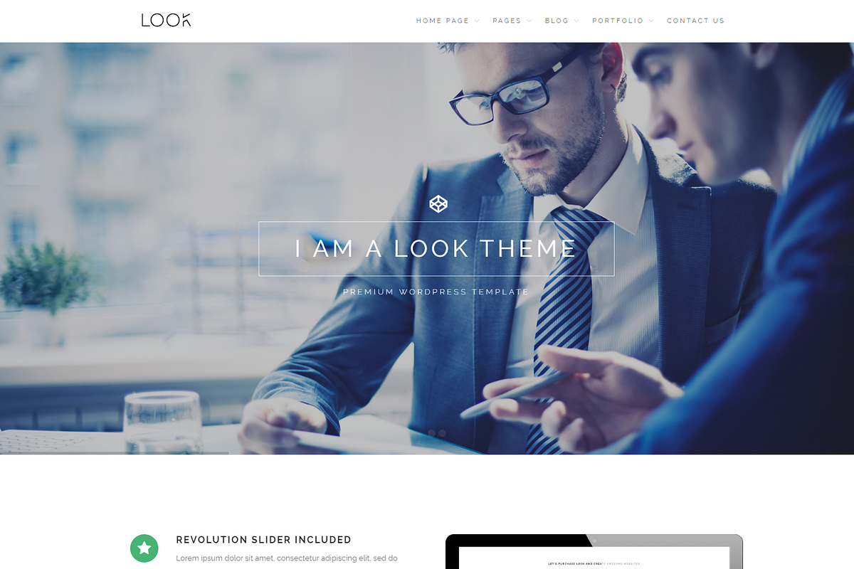 Look - Creative WordPress Theme, a WordPress Template by NOMAD THEME (Photo 3 of 4)