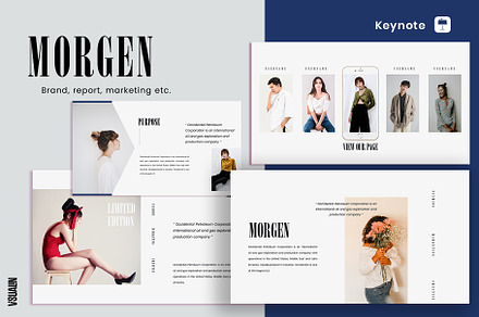 Morgen Fashion Keynote Template