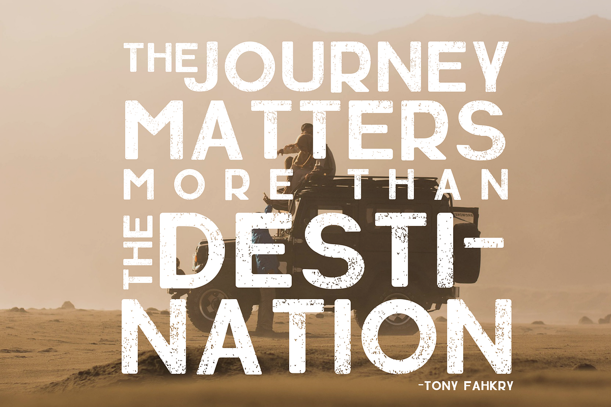 Ciremai - Vintage Display Font, a Sans Serif Font by Zakazis (Photo 2 of 6)