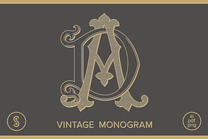 AD Monogram DA Monogram