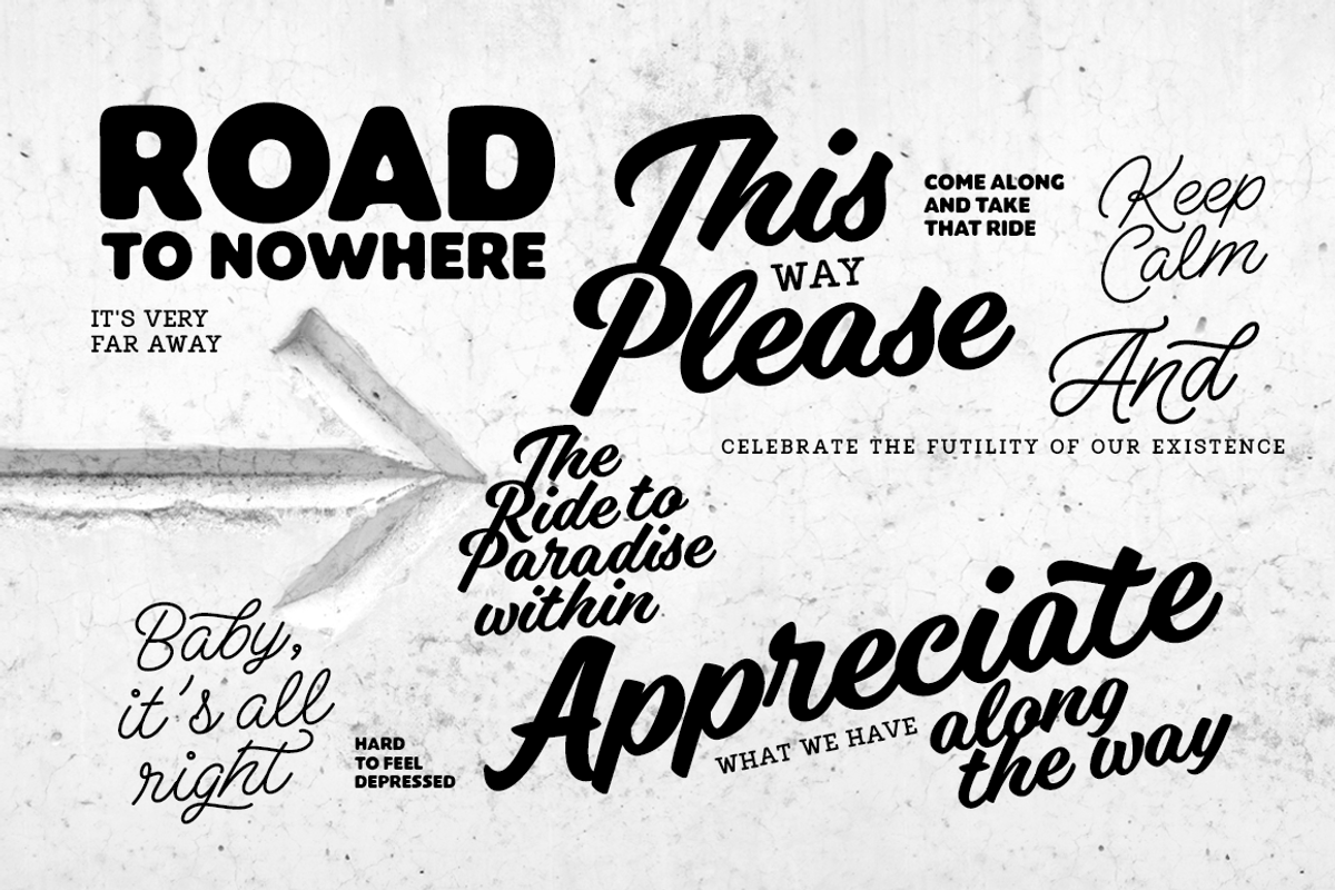 Vodka Font Pack preview 8