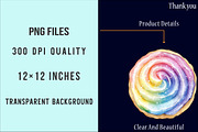 Watercolor Christmas Cookies PNG, an Illustration by SinaCreation (Thumbnail 6 of 7)
