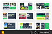 Pitch Sport Google Slides Powerpoint, a Presentation Template by Fit-tee (Thumbnail 1 of 4)