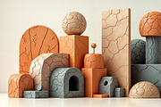 Abstract Geometric 3D Shapes, an Object Illustration by StockVerse Creative (Thumbnail 3 of 7)