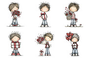Mother’s Day Little Boy & Gift, a Person Illustration by Designking (Thumbnail 3 of 5)