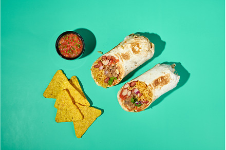 Traditional Mexican Beef Burrito
