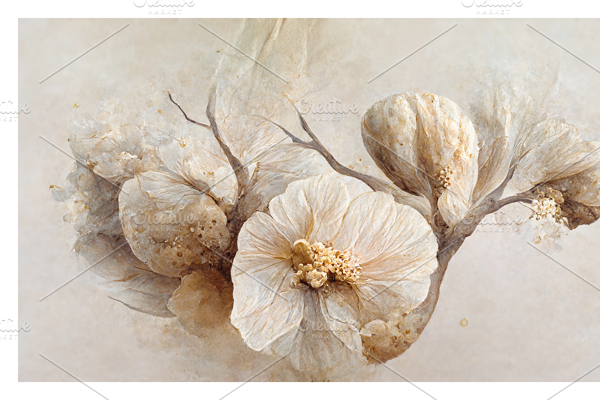 Deli (2) Collection · Textured Bloom, a Decorative Illustration by milatovar (Photo 7 of 16)