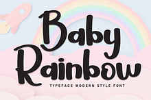 Baby Rainbow | Script Font