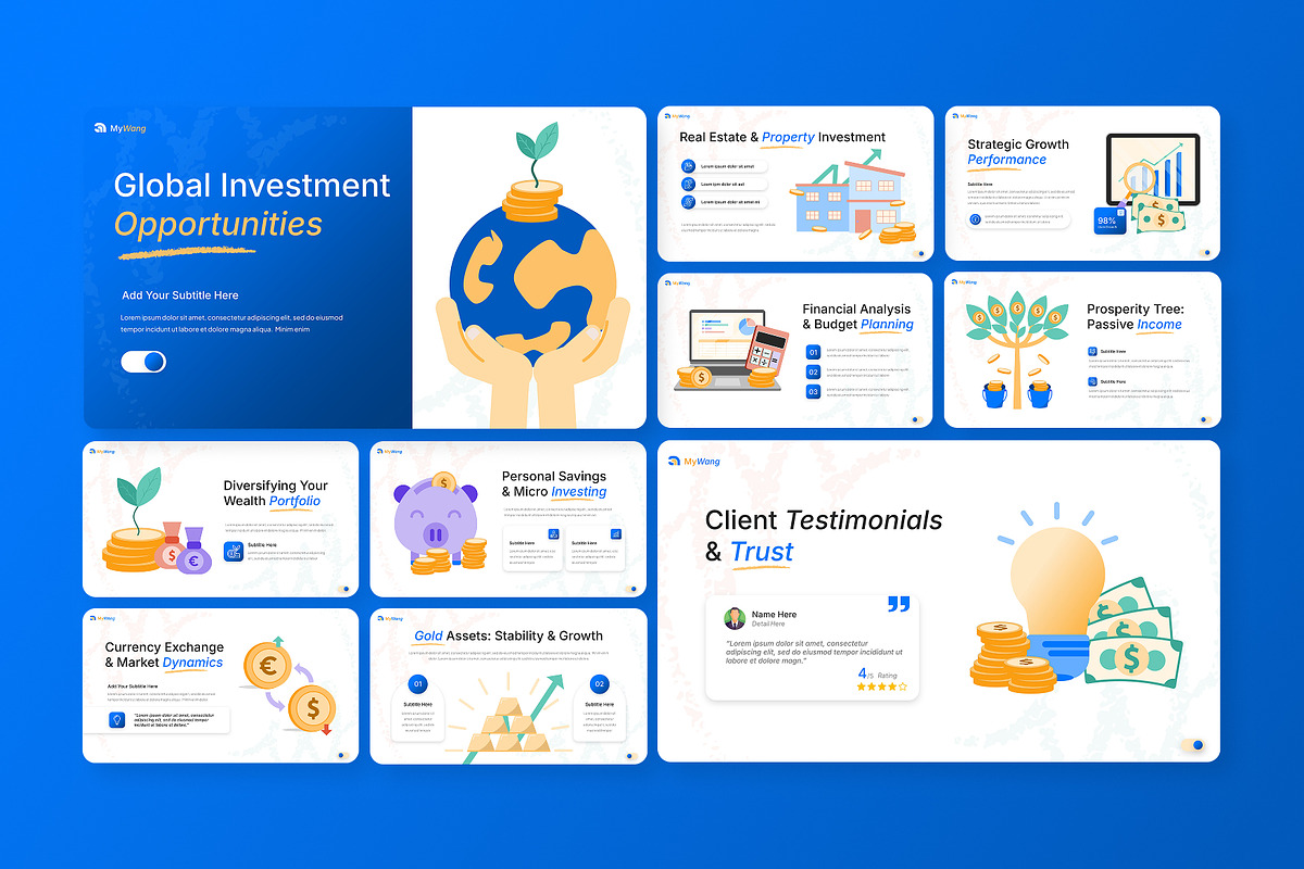 Finance & Investment Infographic PPT, a Presentation Template by Antstheme (Photo 3 of 4)
