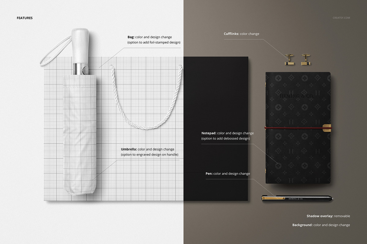 Men’s Premium Fashion Brand Mockup, an Advertising Mockup by Creatsy (Photo 3 of 5)