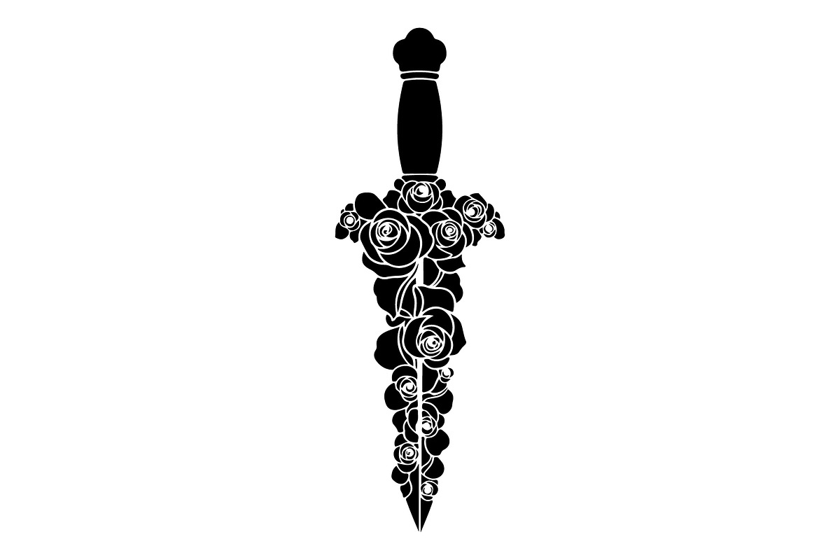 Ornamental Dagger Silhouette Bundle, an Object Illustration by Gaye Art (Photo 13 of 31)