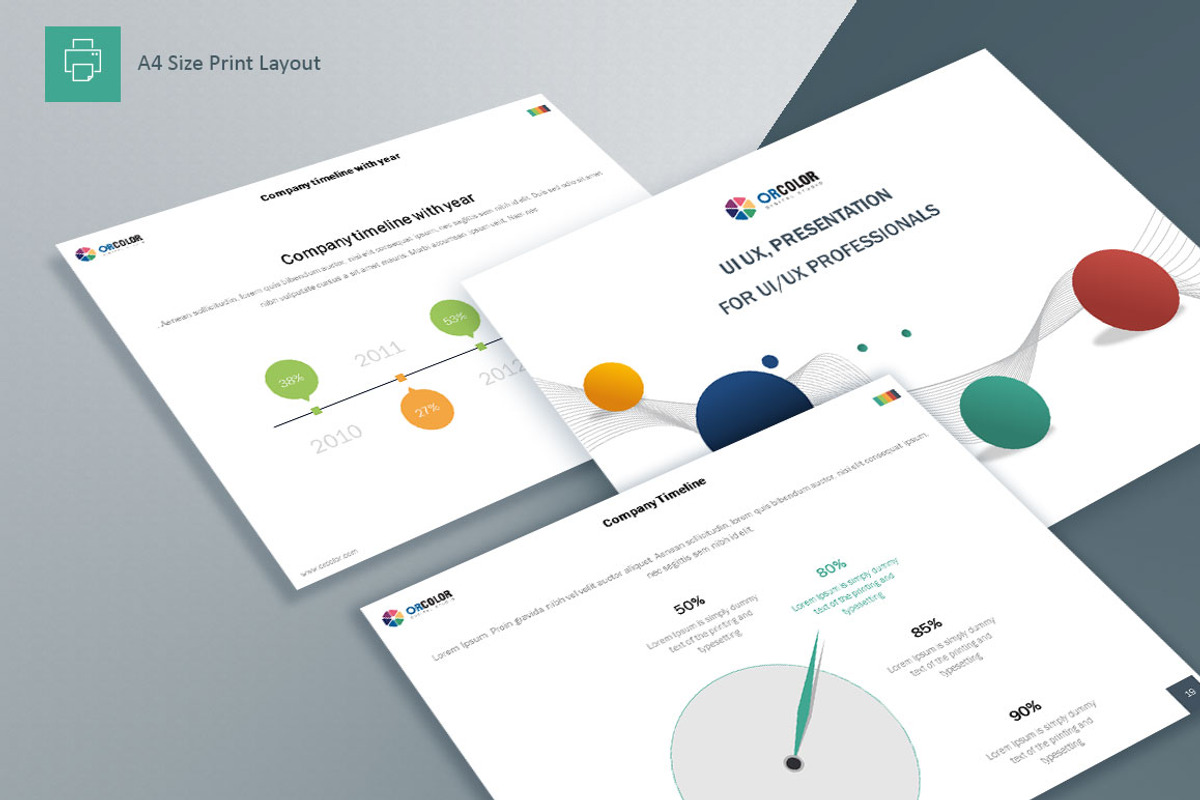 UI/UX PowerPoint Presentation, a Presentation Template by ORCOLOR (Photo 3 of 7)