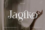 Jagiko Elegant Ligature Serif Font, a Serif Font by Perfectype (Thumbnail 1 of 8)