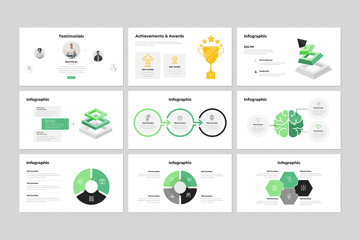 Company Profile Presentation Templat, a Presentation Template by GenerousArt (Photo 5 of 8)