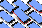 3D iPhone Presentation Mock-Up 23, an iPhone Mockup by Graphicsworld125 (Thumbnail 5 of 10)