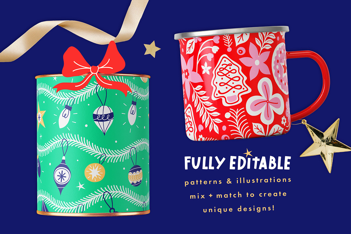 Merry & Bright Graphic Collection, a Seasonal Illustration by rouxsupplyco (Photo 10 of 11)