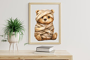 Halloween Bear Clipart, an Illustration by Libby Wishes (Thumbnail 5 of 7)