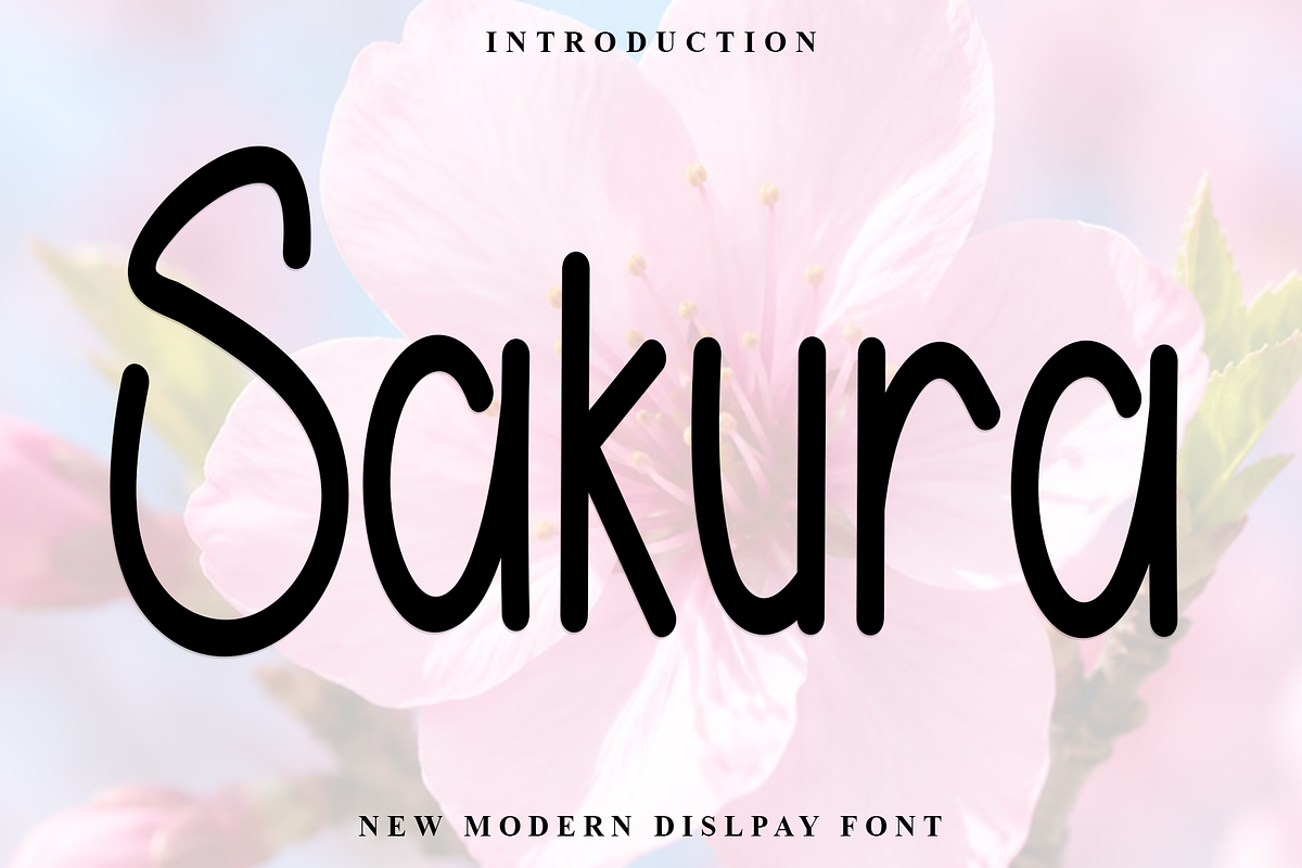 Sakura, a Sans Serif Font by FreshTypeINK (Photo 1 of 7)